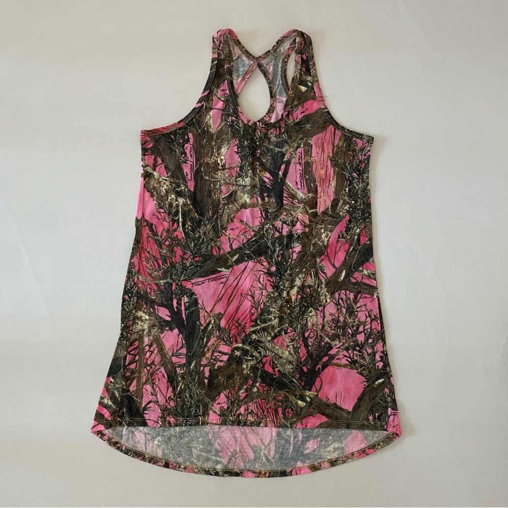 Shore Trendz Camo Print Tank Top Women's size Small